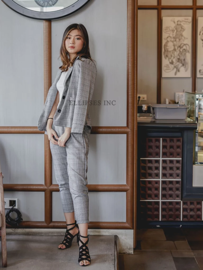 ELLIPSESINC Blazer & Celana Kotak